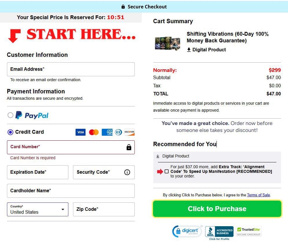Shifting Vibrations order-page